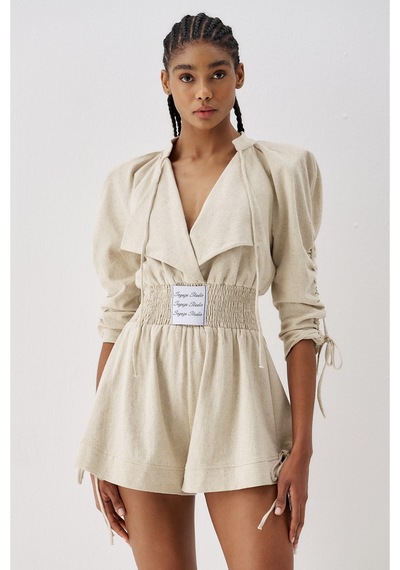 Sagaza Studio Ss6177 Megan Dress BEJ