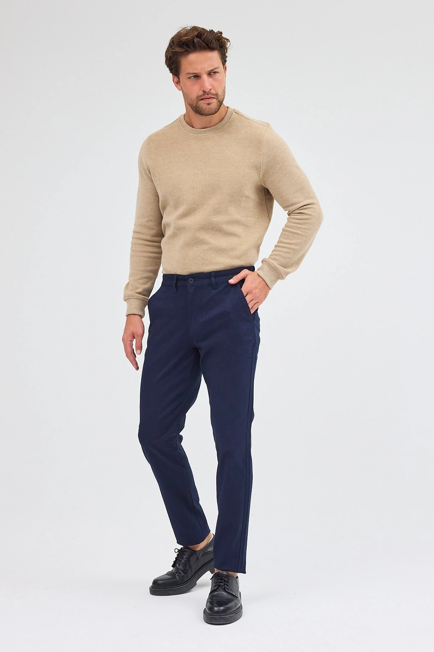 İmza Koyu Lacivert Yan Cep Düz Paça Pamuklu Slim Fit Chino Casual Pantolon 1003255155 Koyu Lacivert İmza Koyu Lacivert Yan Cep Düz Paça Pamuklu Slim Fit Chino Casual Pantolon 1003255155 Koyu Lacivert