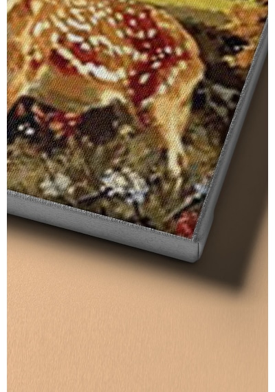 Webstyle Sayılarla Boyama Seti Kasnaklı Ceylan Ailesi 50 X 65 Cm