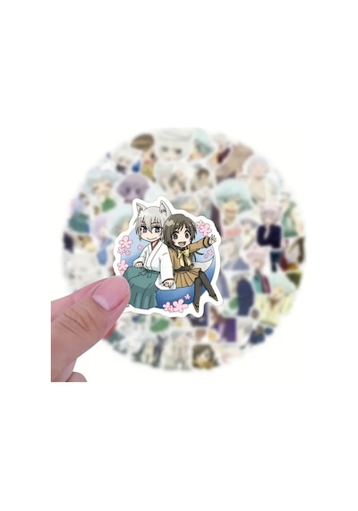 50'li Anime Kamisama Kiss Stickers, Sticker Seti Laptop Notebook Tablet Sticker Seti 1