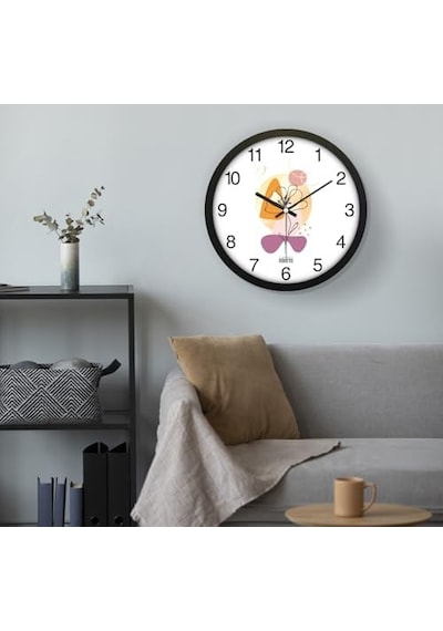 30 Cm Gerçek Cam Sessiz Mekanizma Duvar Saati 0240-beyaz-şekilli-48cm 27432536