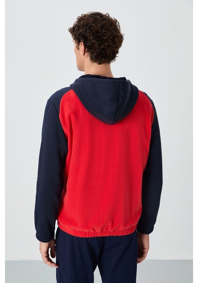 Air Jones Tommy Life Ruby Fiesta Standart Kalıp Polar Erkek Sweatshirt - 88300 Kırmızı