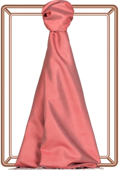 İpekevi Çift Taraflı İpek Şal - Terracotta Terracotta