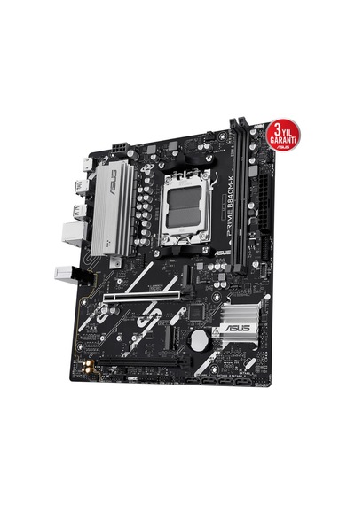 Asus Prıme B840m-k, 8000mhz, 2xddr5, 2x M.2, Hdmı, Am5 Soket Anakart
