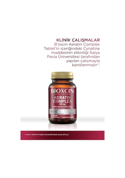 Bioxcin Keratin Complex 500 Mg 60 Tablet - Saç ve Tırnak Vitamini