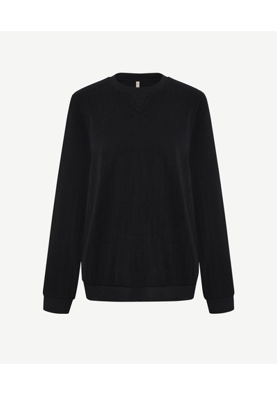 Yargıcı Regular Bisiklet Yaka Uzun Kol Sweatshirt 25kesw9006x 001 Siyah
