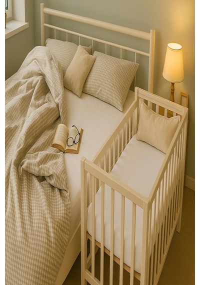 3 Adet 50 X 90 X 10 Cm Anne Yanı Lastikli Penye Kumaş Bebek Çarşafı