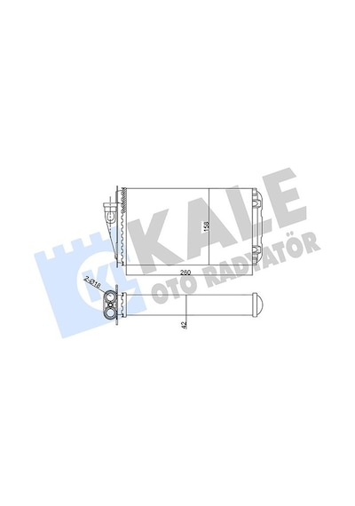 Kale 352030 Kalorifer Radyatörü - Alfa 145 1998-2001 2.0 16v 60779470