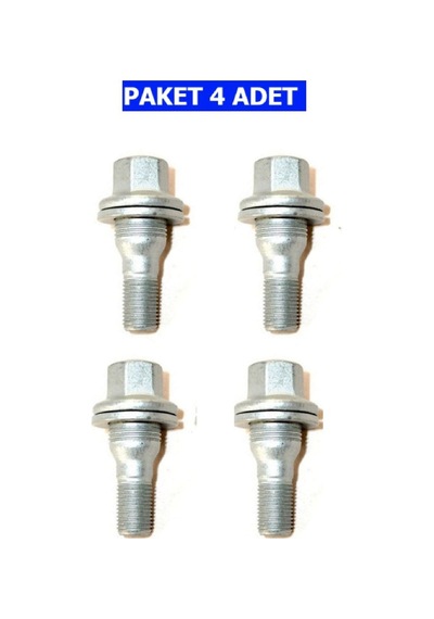 4 Adet Bijon Civatası Çelik Jant Aa.19 12x1.25x17 106 206 207 306 307 308 406 407 607 3008 207 307 C2 C3 C4 C5