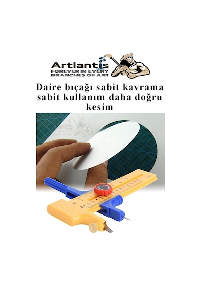 Daire Keser Maket Bıçağı Ayarlanabilir 11 Parça 1 Paket Yüksek Kaliteli Pvc Hassas Daire Kesici Kesme Pusula 15cm