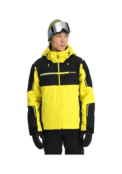 Spyder Spyder Titan Erkek Sarı Kayak Ceketi 12433