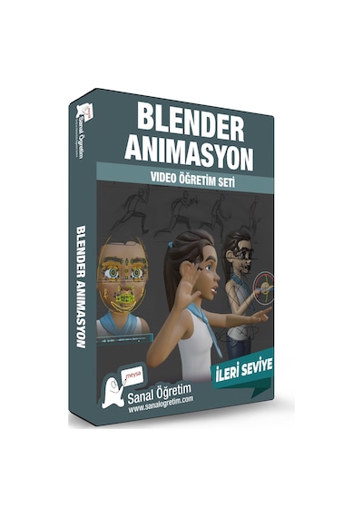 Blender Animasyon Video Ders Eğitim Seti