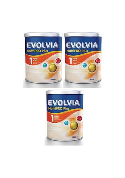 Evolvia Nutripro 1 Bebek Sütü 800 G 3 Adet Evolvia Nutripro 1 Bebek Sütü 800 G 3 Adet