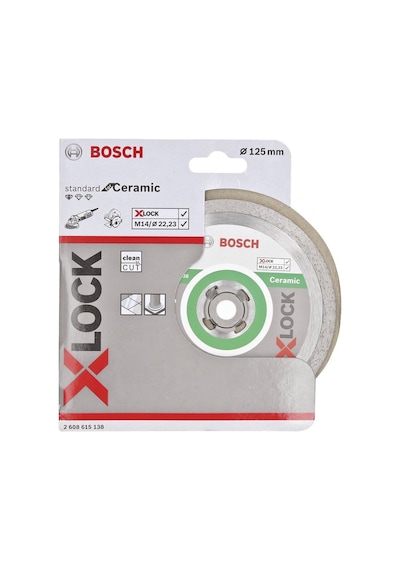 Bosch X-Lock Standard For Ceramic 125 mm Elmas Kesici Disk - 2608615138