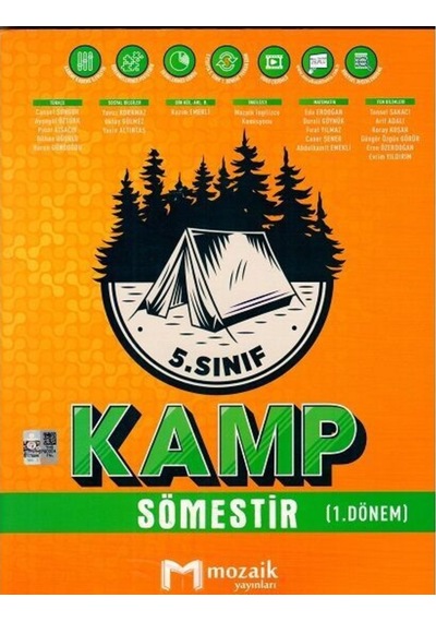 Mozaik Yayınları 5. Sınıf Kamp Sömestir 1. Dönem