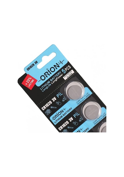 Orion CR1620 3V Lityum Pil 5'li
