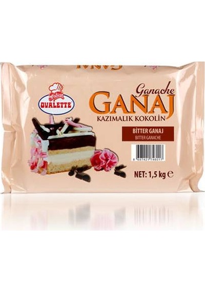 Katsan Ovalette Ganaj Kazımalık Kokolin Bitter Ganaj 1500 G