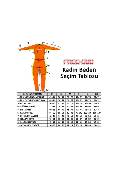 Free-sub 3mm Dreams Garden Kadın Wetsuit Sörf, Yüzme Ve Dalış Elbisesi Camo