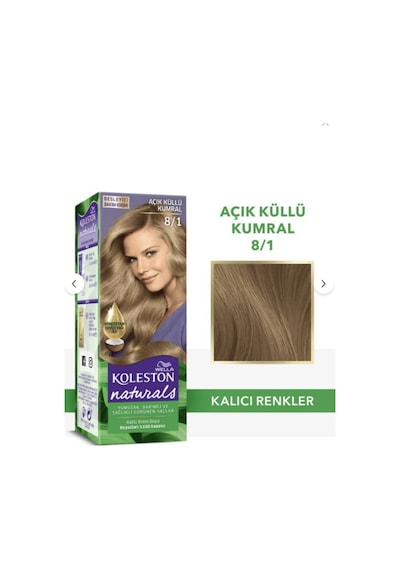 Koleston Naturals 8/1 Açık Küllü Kumral Saç Boyası