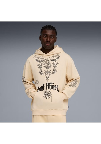 Puma Swish N Ink Relaxed Basketball Erkek Sweatshirt C-pum634655p01p01 Sarı