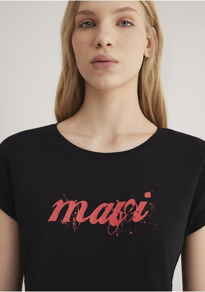 Mavi - Mavi Logo Baskılı Siyah Tişört 166422-900 Siyah