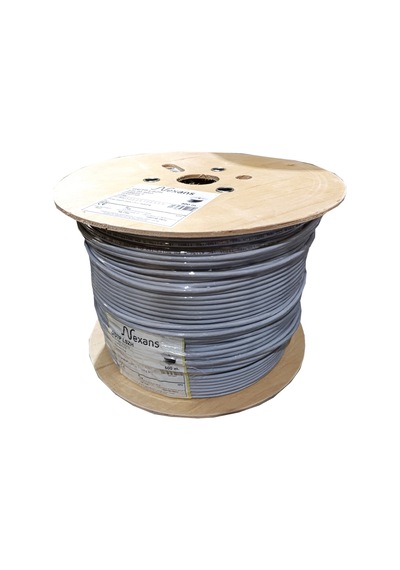 Nexans Nex1611to5, Gri, Cat6, 500m, 23awg 0,58mm , Utp, %100 Bakır, Lszh Halogen Free, Makara, Kabl