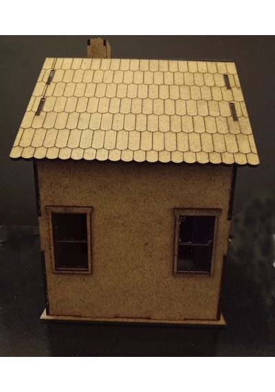 TLR hobi Tlrhobi Bahçeli Ev Ahşap Maket
