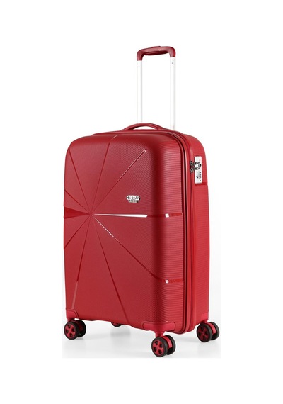 Ççs 5264 Orta Kabin 2 Li Valiz Seti Bordo