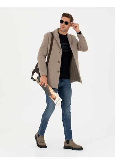 Pierre Cardin Erkek Bej Kaban 50270887-vr011 Bej
