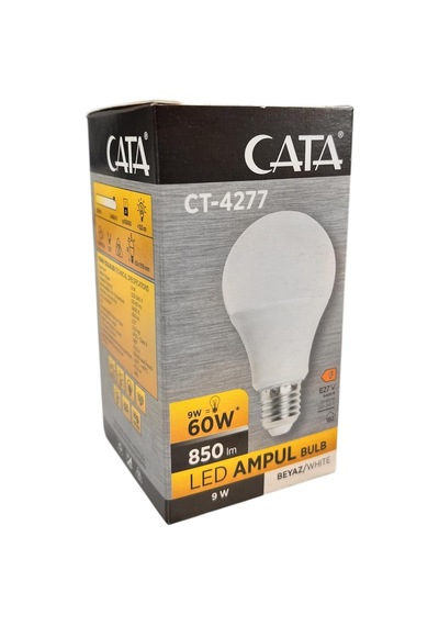 Tr Cata E27 Duy Led Ampul 9 Watt Ve 15 Watt Beyaz Işık 6, Beyaz - 9 Watt Genel
