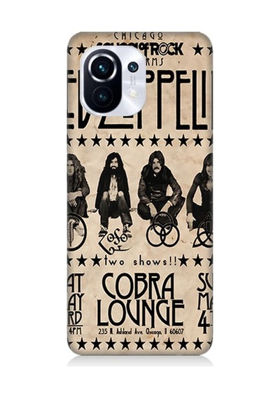 Xiaomi Mi 11 Pro Uyumlu Led Zeppelin Desenli Silikon Kılıf