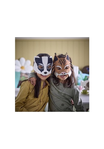 Ikea Skogsduva Maske, Çok Renkli, 2 Parça