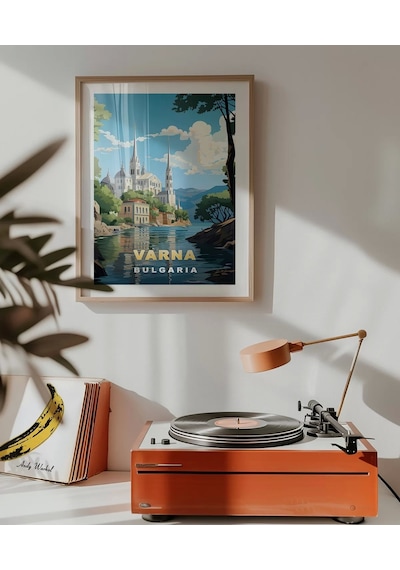 Çerçevesiz Poster Varna Nın İkonik Görünümü