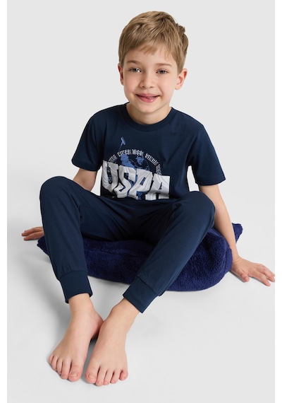 U.s. Polo Assn. Erkek Çocuk Lacivert Pijama Takım 50326820-vr033