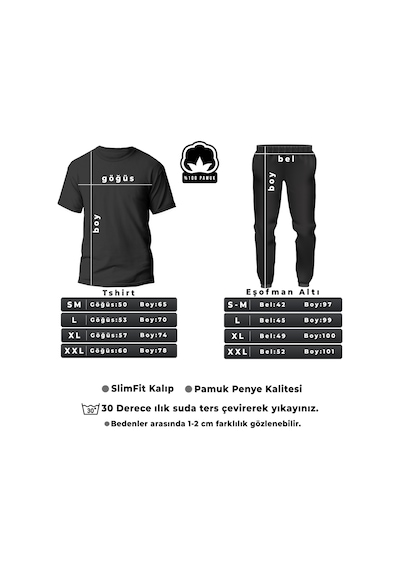 Uyguntarz Unisex 2'li Los Angles Baskılı Eşofman Takımı Lacivert