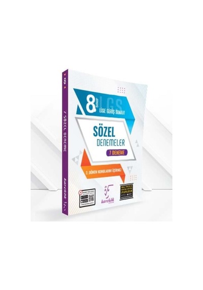 Karekök 8.sınıf Lgs Sözel Deneme 2.dönem 7 Kitap Seti
