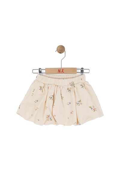 Kız Çocuk Spring Etek Nk-51603 Krem