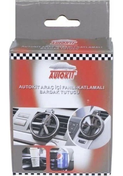 Autokit Bardak Tutacağı Araç İçi Fanlı Katlamalı Bardak Tutucu Bardaklık Üniversal Fa1-274 1 Adet