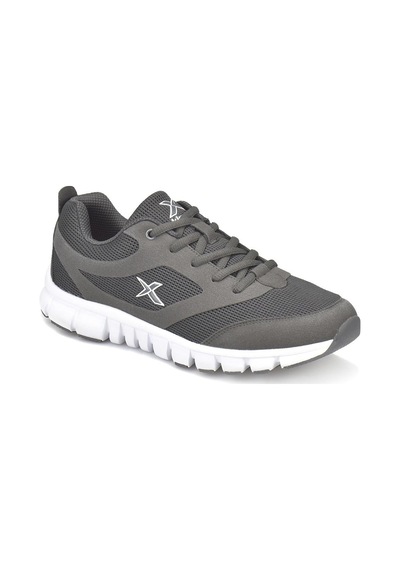 Kinetix Almera Unisex Koyu Gri Beyaz Yürüyüş & Koşu Ayakkabı Gri