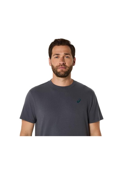 Asics Erkek Tişört Road Graphic Ss Tee 2031f026-021 Antrasit