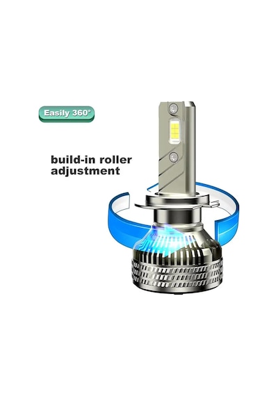 H1 Delco U.s.a İnvictus Led Xenon Far Ultra Pro 20000 Lm Ufuk Çizgili Süper Güç