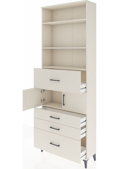Arges Dolap 4 Raflı 4 Çekmeceli 2 Kapaklı 88x30x243 Aytaşı-ay... Aytaşı Arges Dolap 4 Raflı 4 Çekmeceli 2 Kapaklı 88x30x243 Aytaşı-ay... Aytaşı