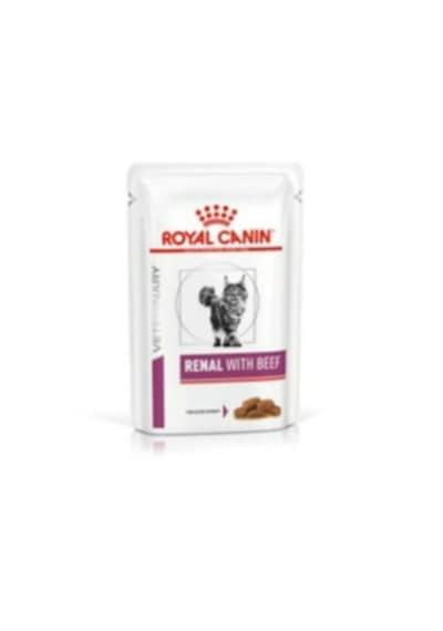 Royal Canin Renal Beef - Sığır Etli Ve Düşük Fosforlu  Yaş Mama 12 Adet