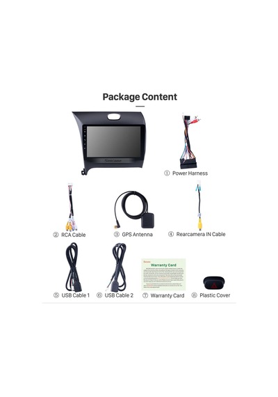 Kıa Cerato K3 2012-2018 Uyumlu Multimedya Navigasyon Usb Kamera Carplayer