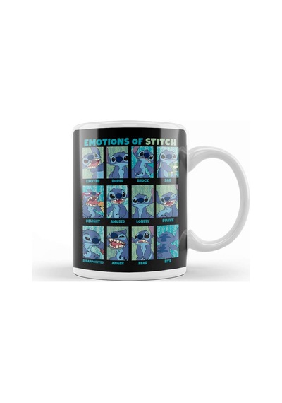 Disney Lilo Stitch Emotions Of Stitch Panels Kupa Bardak Porselen Karışık