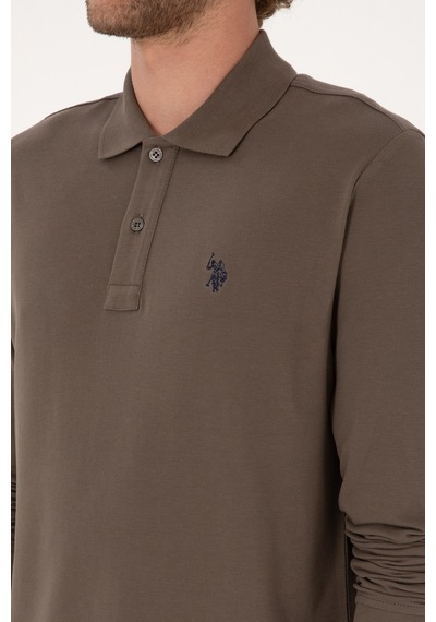 U.s. Polo Assn. Erkek Vizon Sweatshirt 50307688-vr052 Vizon