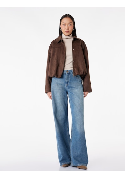 Koton Düğmeli Cep Detaylı Normal Bel Bol Kalıp Denim Pantolon - Loose Straight Fit Jean Koyu İndigo 7wal40100md Indigo Koton Düğmeli Cep Detaylı Normal Bel Bol Kalıp Denim Pantolon - Loose Straight Fit Jean Koyu İndigo 7wal40100md Indigo