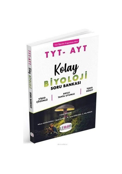 Tyt Ayt Kolay Biyoloji Soru Bankası - Lemma Yayınları