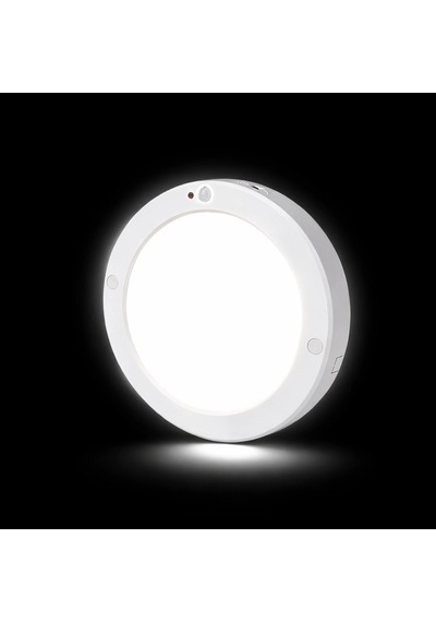 1 Adet Cata Ct 9247 Sıva Üstü 20w Sensörlü Led Armatür 6400k Beyaz Işık 10 Parça Siyah