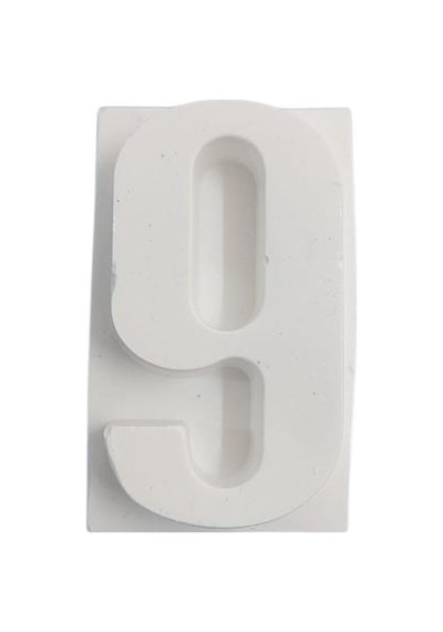 Boyanabilir Rakam Obje - 9 - Dokuz 4,5x2,7cm
